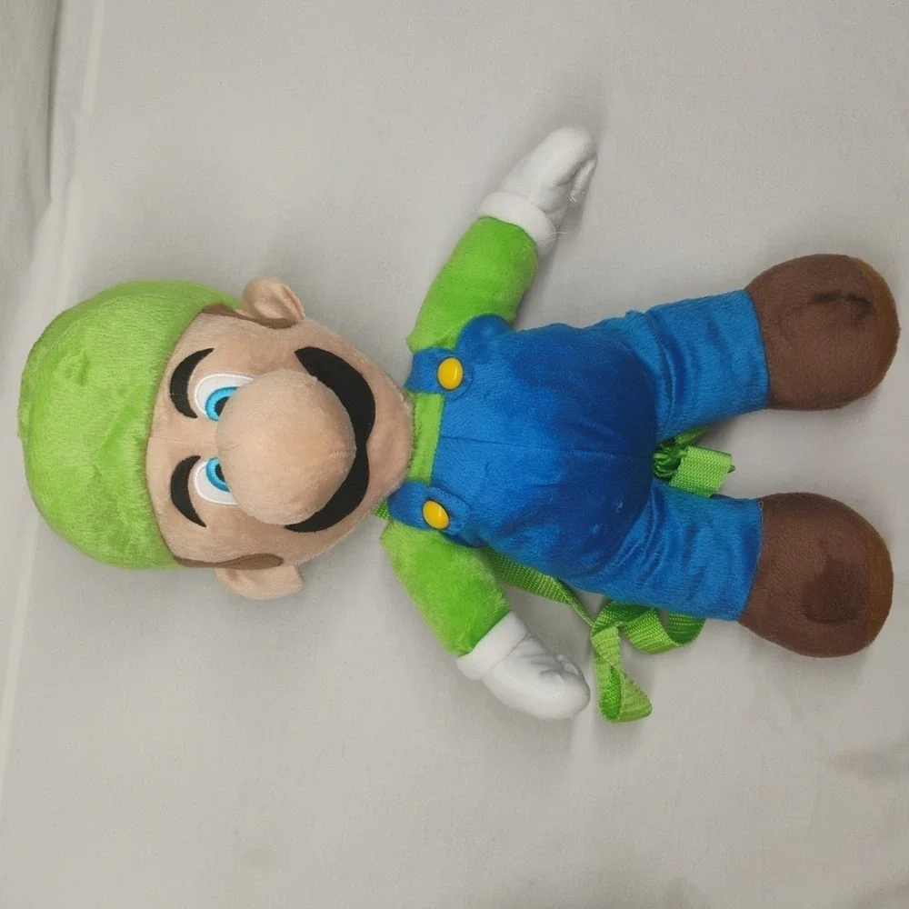 Nintendo Mario & Luigi‎ Plush Backpack Purse 2pc Set Super Mario Bros